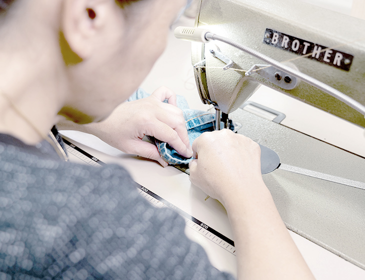 ジーンズリペア